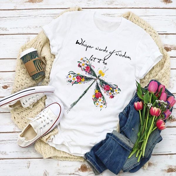 graphic flower fashion 90s clothing women t shirt cute summer clothes womens tee female, White
graphic flower fashion 90s clothing women t shirt cute summer clothes womens tee female, White