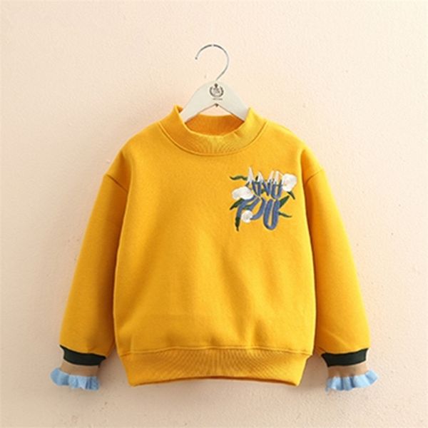 autumn 3-8 10 12 year patchwork flower hoodies thickening plus velvet winter warm loose sweatshirt for kids baby girls 210701, Black
autumn 3-8 10 12 year patchwork flower hoodies thickening plus velvet winter warm loose sweatshirt for kids baby girls 210701, Black