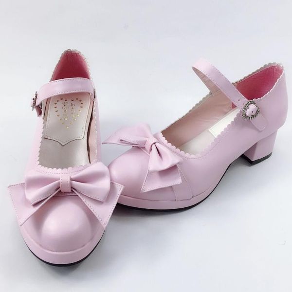 sweet pink bow cross strap lolita princess heels shoes girls' pu leather cosplay party custom tailor available dress, Black
sweet pink bow cross strap lolita princess heels shoes girls' pu leather cosplay party custom tailor available dress, Black