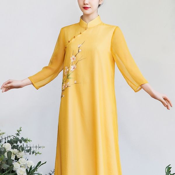 2021 chinese dress qipao cheongsam women long qipao dress modern cheongsam dress chinese style embroidery cheongsam 12326, Red
2021 chinese dress qipao cheongsam women long qipao dress modern cheongsam dress chinese style embroidery cheongsam 12326, Red