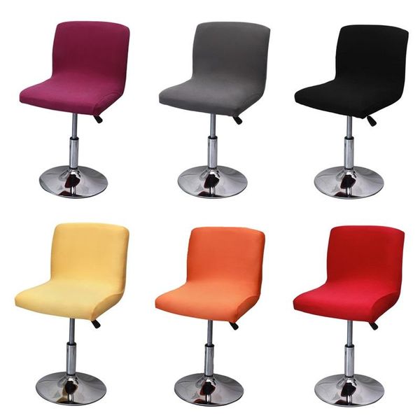 1pc solid color bar stool chair cover low back spandex seat case elastic rotating lift dining protector covers
1pc solid color bar stool chair cover low back spandex seat case elastic rotating lift dining protector covers