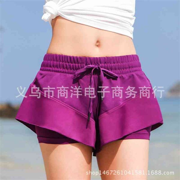 rope skipping women's fitness yoga quick drying lining anti light running skirt pants marathon splicing panties shorts, Black
rope skipping women's fitness yoga quick drying lining anti light running skirt pants marathon splicing panties shorts, Black