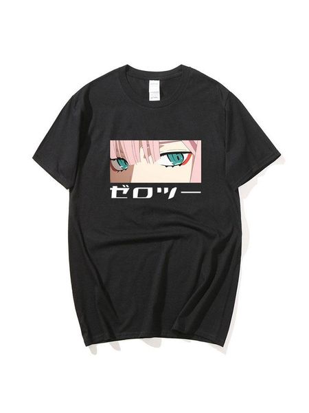 men's t-shirts harajuku shirt darling in the franxx tshirt streetwear men funny anime zero two eyes t shirts, White;black
men's t-shirts harajuku shirt darling in the franxx tshirt streetwear men funny anime zero two eyes t shirts, White;black