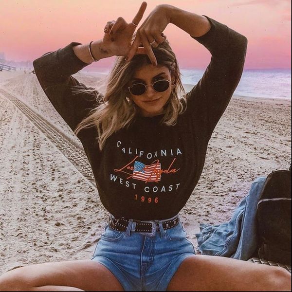 harajuku vintage usa letter print womens hoodie streetwear long sleeve hooded pullover chic casual loose women coat, Black
harajuku vintage usa letter print womens hoodie streetwear long sleeve hooded pullover chic casual loose women coat, Black