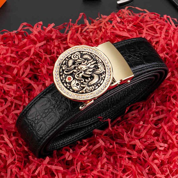 waist belt s buckles men's leather automatic buckle dragon diamond inlaid crocodile pattern youth trendy layer cowhide business pants, Black;brown
waist belt s buckles men's leather automatic buckle dragon diamond inlaid crocodile pattern youth trendy layer cowhide business pants, Black;brown