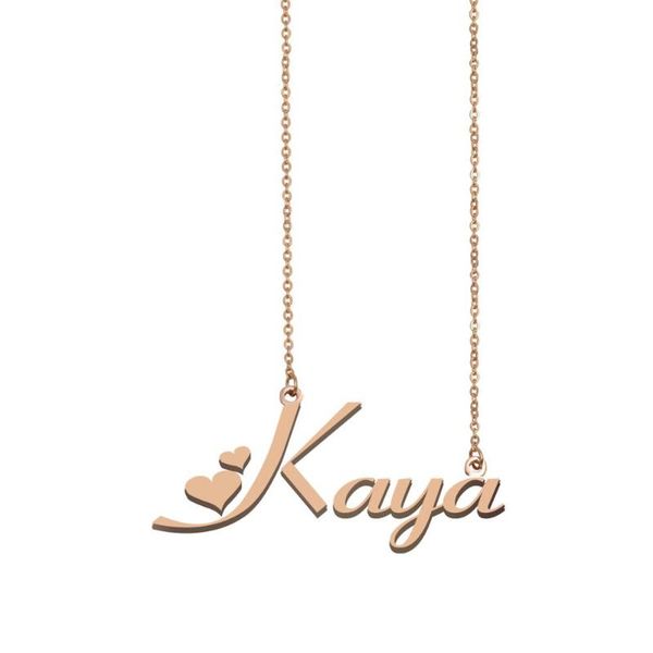 pendant necklaces kaya name necklace , custom for women girls friends birthday wedding christmas mother days gift, Silver
pendant necklaces kaya name necklace , custom for women girls friends birthday wedding christmas mother days gift, Silver