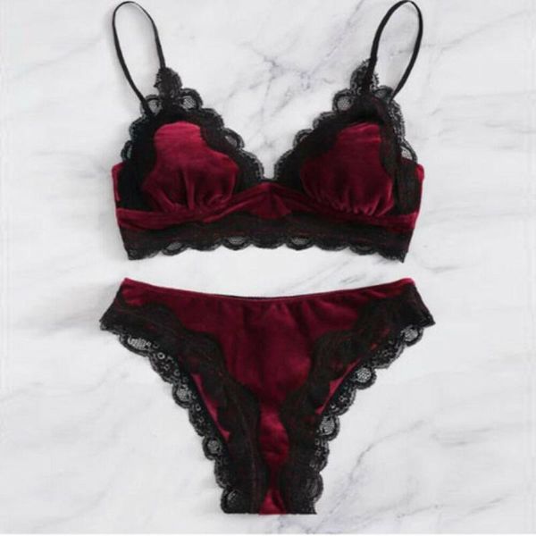 bras sets fashion women velvet bra set underwear push up brassiere wireless lingerie eyelash lace bralette, Red;black
bras sets fashion women velvet bra set underwear push up brassiere wireless lingerie eyelash lace bralette, Red;black