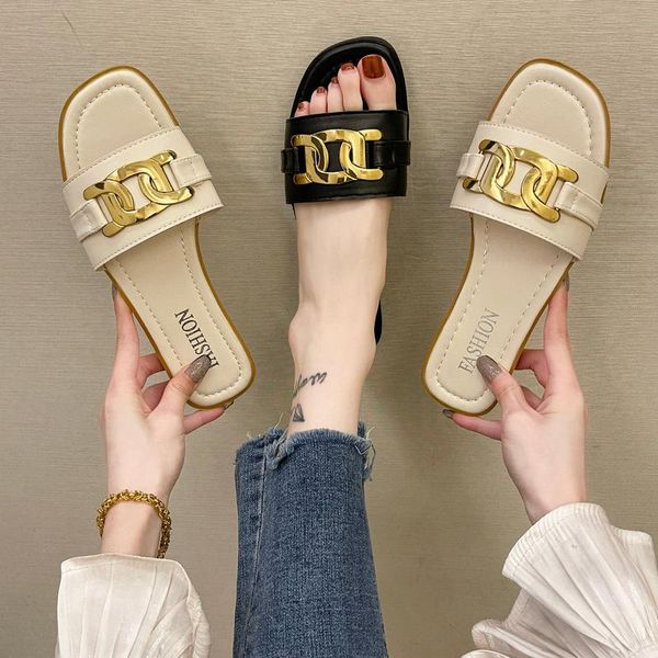 shoes woman 2021 female slippers rivet luxury slides low designer flat fashion pu rome rubber fabric casual sho, Black
shoes woman 2021 female slippers rivet luxury slides low designer flat fashion pu rome rubber fabric casual sho, Black
