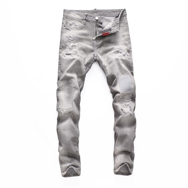 european nightclub style dsq brand black italy jeans luxury men denim trousers patchwork slim letter pencil pants for men 210716, Blue
european nightclub style dsq brand black italy jeans luxury men denim trousers patchwork slim letter pencil pants for men 210716, Blue