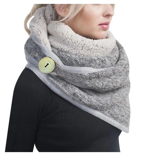 scarves winter women solid colors button warm scarf wraps fashion retro female multi-purpose shawl foulard femme #t1g, Blue;gray
scarves winter women solid colors button warm scarf wraps fashion retro female multi-purpose shawl foulard femme #t1g, Blue;gray