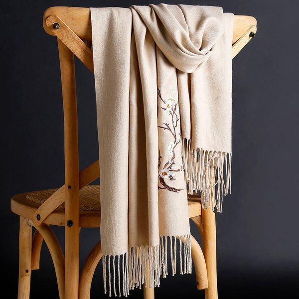 scarves 2021 winter warm solid scarf for women/lady soft wool pashmina shawls flower embroidery cashmere female wraps capes foulard, Blue;gray
scarves 2021 winter warm solid scarf for women/lady soft wool pashmina shawls flower embroidery cashmere female wraps capes foulard, Blue;gray