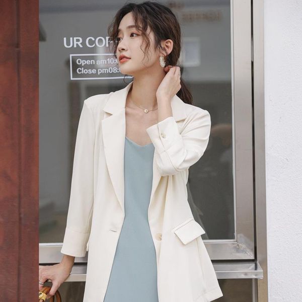 women's suits & blazers fashion small suit coat spring autumn 2021 korean loose and sagging hong kong style leisure top, White;black
women's suits & blazers fashion small suit coat spring autumn 2021 korean loose and sagging hong kong style leisure top, White;black