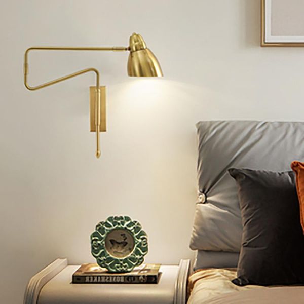 nordic style industrial adjustable long-arm wall lamp creative with switch reading bedside lights fexible folding black/golden
nordic style industrial adjustable long-arm wall lamp creative with switch reading bedside lights fexible folding black/golden