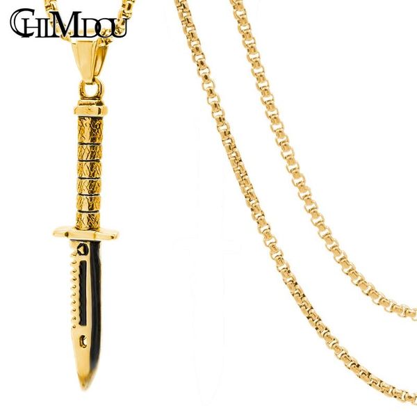 pendant necklaces chimdou stainless steel men supernatural sword dagger knife necklace punk jewelry long handle saber pa028, Silver
pendant necklaces chimdou stainless steel men supernatural sword dagger knife necklace punk jewelry long handle saber pa028, Silver