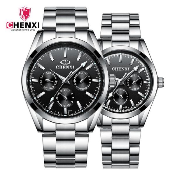 wristwatches couple's watch three-eye casual men's trending gifts for women lover pair couples designer unique quartz 2021, Slivery;brown
wristwatches couple's watch three-eye casual men's trending gifts for women lover pair couples designer unique quartz 2021, Slivery;brown