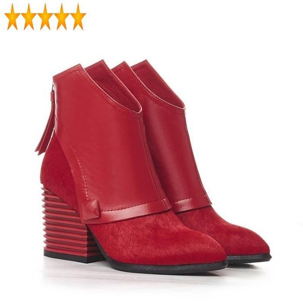 boots brand quality sale womens 2021 fashion ankle back zipper high heel female footwear elegant wedding shoes, Black
boots brand quality sale womens 2021 fashion ankle back zipper high heel female footwear elegant wedding shoes, Black