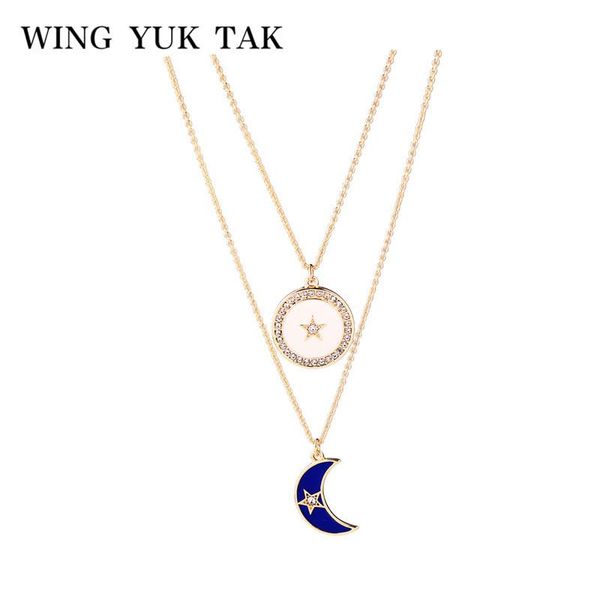 pendant necklaces wing yuk tak moon necklace trendy blue enamel crystal star women 2021 fashion party wedding jewelry bijoux, Silver
pendant necklaces wing yuk tak moon necklace trendy blue enamel crystal star women 2021 fashion party wedding jewelry bijoux, Silver