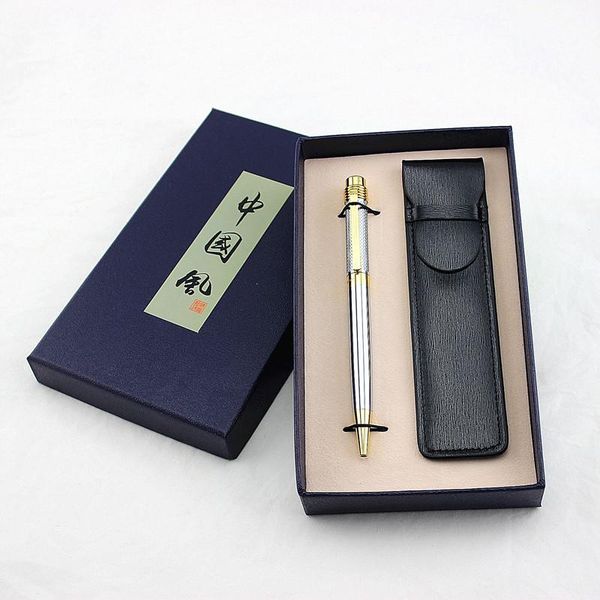 gift box ball pen rod rotating metal ballpoint stationery ballpen 0.7mm black ink office school supplies pencil bag pens, Blue;orange
gift box ball pen rod rotating metal ballpoint stationery ballpen 0.7mm black ink office school supplies pencil bag pens, Blue;orange