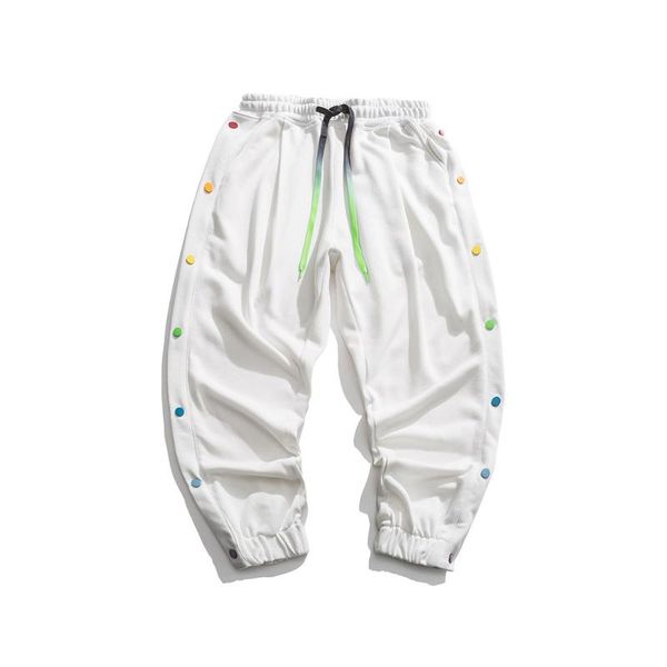 rivaro 2021 spring breasted pants casual men's fashion brand and autumn loose sports white leggings, Black
rivaro 2021 spring breasted pants casual men's fashion brand and autumn loose sports white leggings, Black