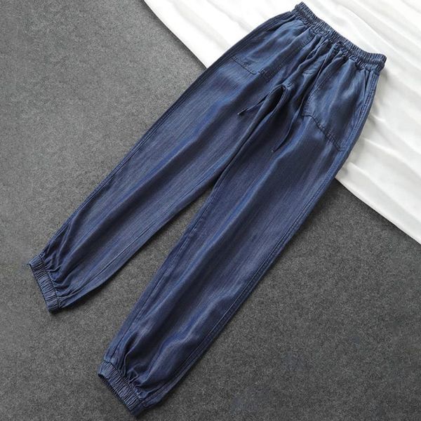 women's leggings pants casual high elastic waist trousers pockets solid color lace-up loose long clothes summer ladies, Black
women's leggings pants casual high elastic waist trousers pockets solid color lace-up loose long clothes summer ladies, Black