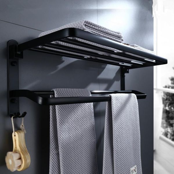 towel racks bathroom black aluminum foldable bath holder wall mounted rack 40-60cm hardware
towel racks bathroom black aluminum foldable bath holder wall mounted rack 40-60cm hardware