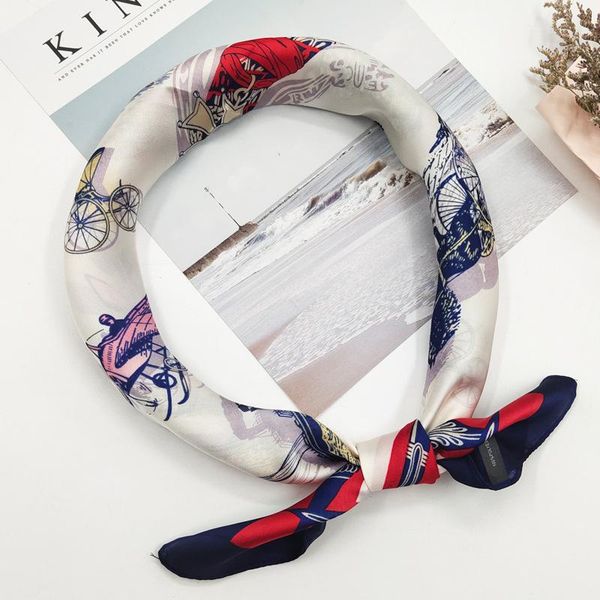 scarves korean version imitation silk girls concise style joker satin printing small square scarf women 70*70 gift, Blue;gray
scarves korean version imitation silk girls concise style joker satin printing small square scarf women 70*70 gift, Blue;gray