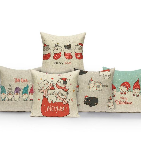 cushion/decorative pillow christmas themed pillowcase cute cat decoration cushion cover santa letter square linen custom
cushion/decorative pillow christmas themed pillowcase cute cat decoration cushion cover santa letter square linen custom