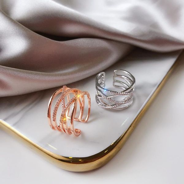 multi layers rhinestone criss open ring 2021 fashion jewelry adjustable rings for women lady valentine's day gifts bijoux cluster, Golden;silver
multi layers rhinestone criss open ring 2021 fashion jewelry adjustable rings for women lady valentine's day gifts bijoux cluster, Golden;silver