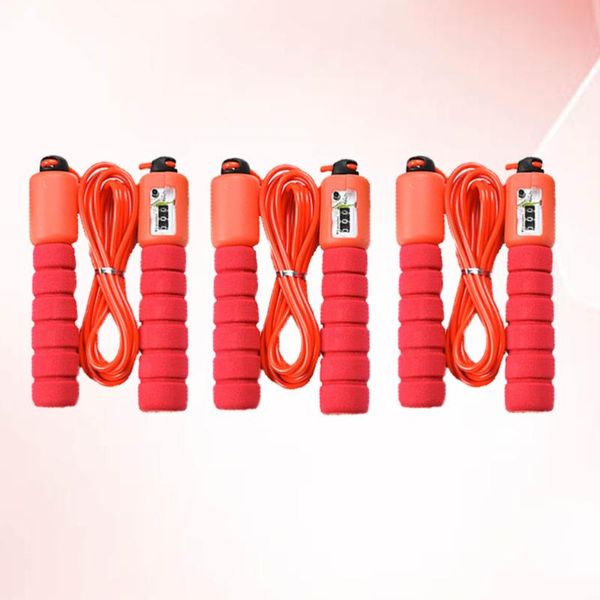 jump ropes 3 pcs electronic counting rope skipping fitness workout weight bearing sports accessories for gym training game (red)
jump ropes 3 pcs electronic counting rope skipping fitness workout weight bearing sports accessories for gym training game (red)