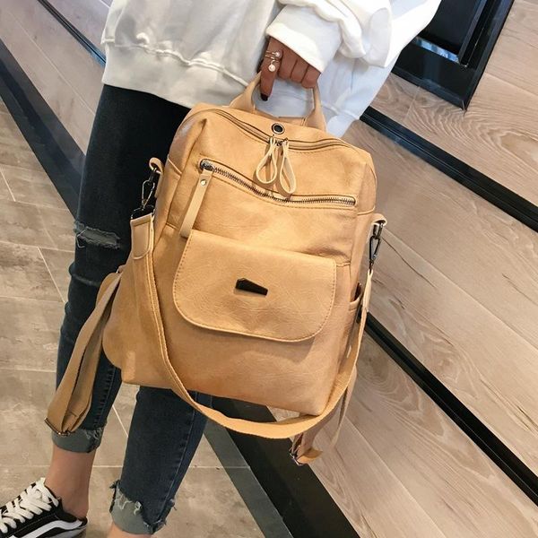 backpack fashion korean version of simple multi-functional street trend large capacity student waterproofing travel bag
backpack fashion korean version of simple multi-functional street trend large capacity student waterproofing travel bag