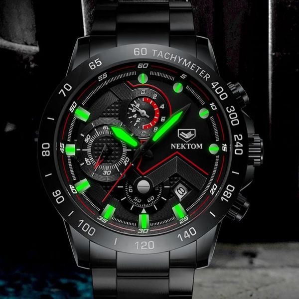 wristwatches nektom 2021 men's watches brand sport quartz men chronograph waterproof fashion business male date wristwatch, Slivery;brown
wristwatches nektom 2021 men's watches brand sport quartz men chronograph waterproof fashion business male date wristwatch, Slivery;brown