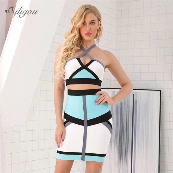 women's two-piece shoulder strap mini dress celebrity party bodycon geometric strapless 210525, White
women's two-piece shoulder strap mini dress celebrity party bodycon geometric strapless 210525, White