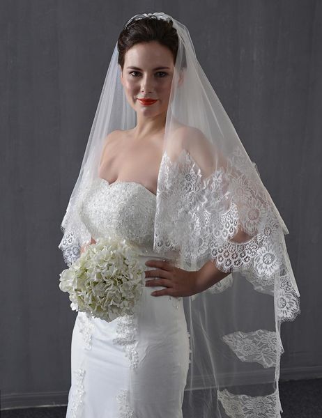 bridal veils vintage lace wedding cathedral eyelash custom 2 tiers, Black
bridal veils vintage lace wedding cathedral eyelash custom 2 tiers, Black