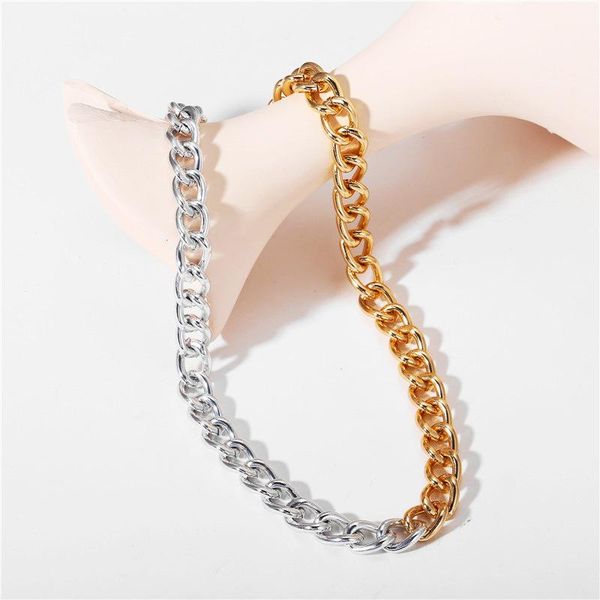 pendant necklaces gold silver color stitching thick link chain necklace for women hip hop goth clavicle collar statement jewelry
pendant necklaces gold silver color stitching thick link chain necklace for women hip hop goth clavicle collar statement jewelry