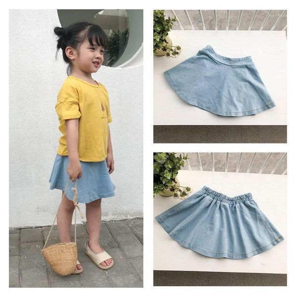 skirts kids girl summer skirt toddler tutu a-line solid baby denim blue mini casual clothes1
skirts kids girl summer skirt toddler tutu a-line solid baby denim blue mini casual clothes1