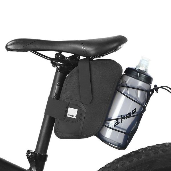 portable mtb bike saddle pannier pouch cycling seat waterproof bicycle tail bag accessories water bottles & cages
portable mtb bike saddle pannier pouch cycling seat waterproof bicycle tail bag accessories water bottles & cages