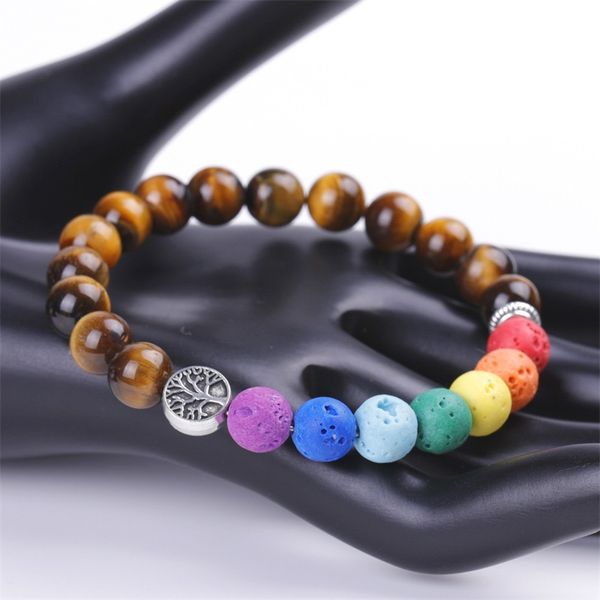 tree of life 8mm 7 chakras charms bracelet lava stone blue purple stripe india beads essential oil diffuser bracelets yoga jewelry c3, Golden;silver
tree of life 8mm 7 chakras charms bracelet lava stone blue purple stripe india beads essential oil diffuser bracelets yoga jewelry c3, Golden;silver