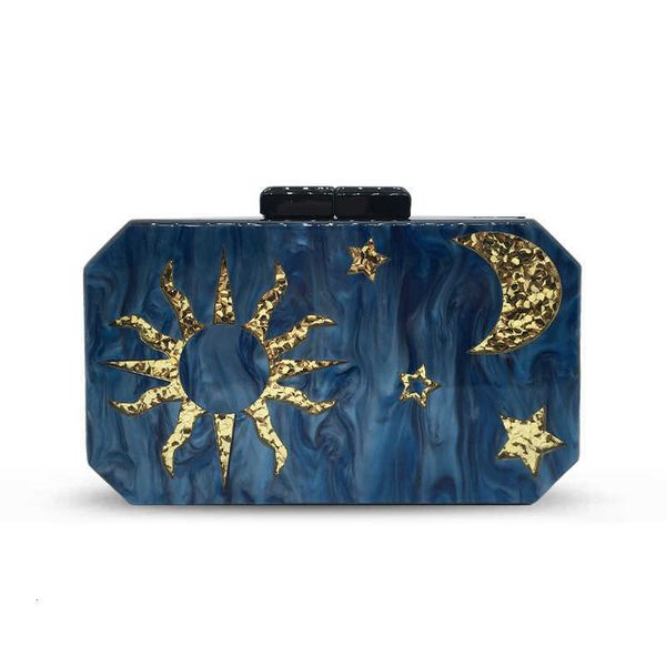 women's dark blue acrylic hand bag fashion star moon octagonal dinner wedding party ess bag
women's dark blue acrylic hand bag fashion star moon octagonal dinner wedding party ess bag