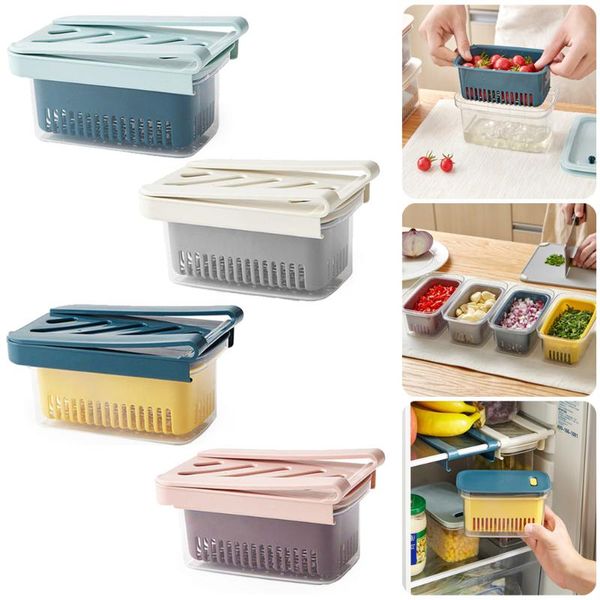 kitchen refrigerator organizer fresh keeping drawer container with lids fridge for fruit vegetable storage bottles & jars
kitchen refrigerator organizer fresh keeping drawer container with lids fridge for fruit vegetable storage bottles & jars
