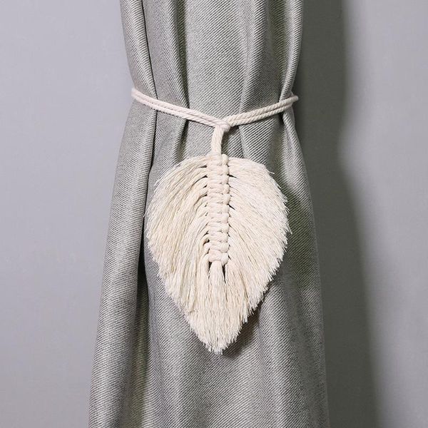 curtain & drapes 1/2pieces cotton leaf macrame tiebacks shaped braided holdeback for living room window home bedroom decoration
curtain & drapes 1/2pieces cotton leaf macrame tiebacks shaped braided holdeback for living room window home bedroom decoration
