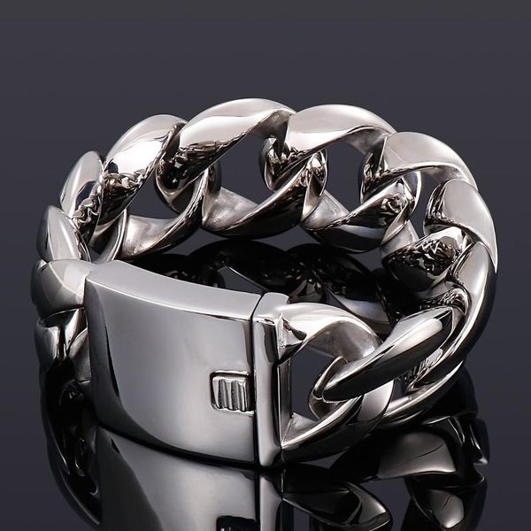 link, chain man jewelry store 31mm width big heavy chunky bracelet men stainless steel 316l never fade jb13695-d, Black
link, chain man jewelry store 31mm width big heavy chunky bracelet men stainless steel 316l never fade jb13695-d, Black