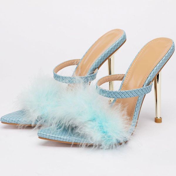 dress shoes furry thin high heels sandals slippers outside fashion shallow pu ladies pointed toe elegant slip-on solid party, Black
dress shoes furry thin high heels sandals slippers outside fashion shallow pu ladies pointed toe elegant slip-on solid party, Black