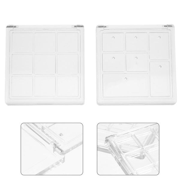 eye shadow 4pcs transparent eyeshadow palettes lipstick boxes cosmetic storage container
eye shadow 4pcs transparent eyeshadow palettes lipstick boxes cosmetic storage container
