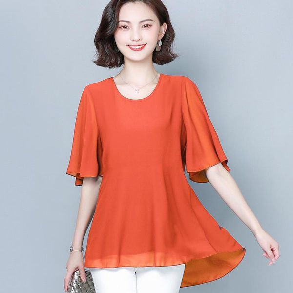 plus size summer lady shirts -7xl 8xl chiffon o-neck ladies loose shirt solid casual half flare sleeve blouse female blusa women's bl, White
plus size summer lady shirts -7xl 8xl chiffon o-neck ladies loose shirt solid casual half flare sleeve blouse female blusa women's bl, White