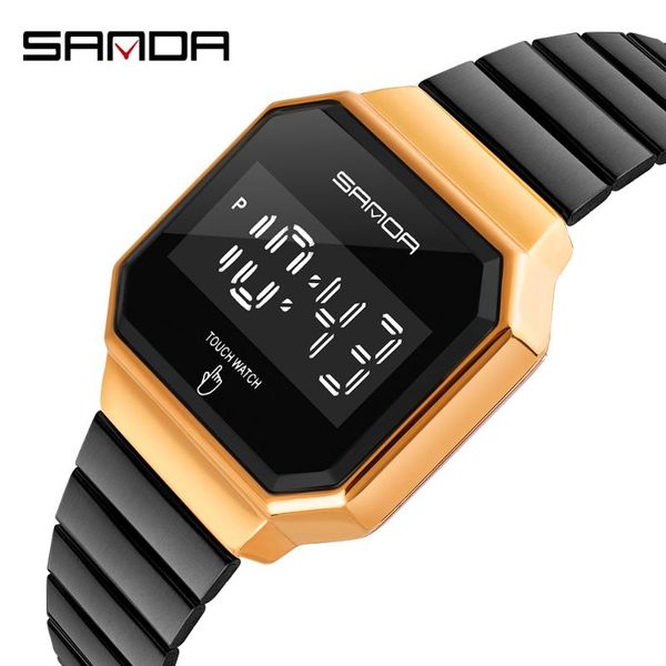 wristwatches fashion sanda 2021 classic sports watches design led male ladies wristwatch waterproof clock for men women, Slivery;brown
wristwatches fashion sanda 2021 classic sports watches design led male ladies wristwatch waterproof clock for men women, Slivery;brown