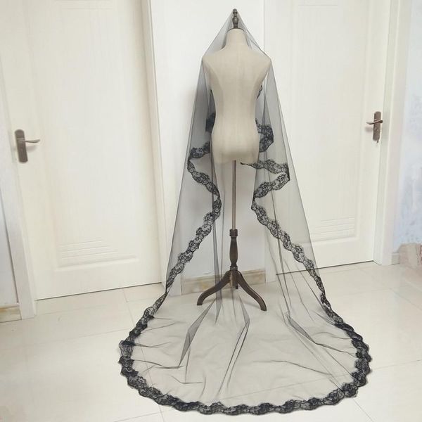 bridal veils one-layer wedding black short veil for the bride velo de novia corto appliqued voile mariage 3m cathedral
bridal veils one-layer wedding black short veil for the bride velo de novia corto appliqued voile mariage 3m cathedral