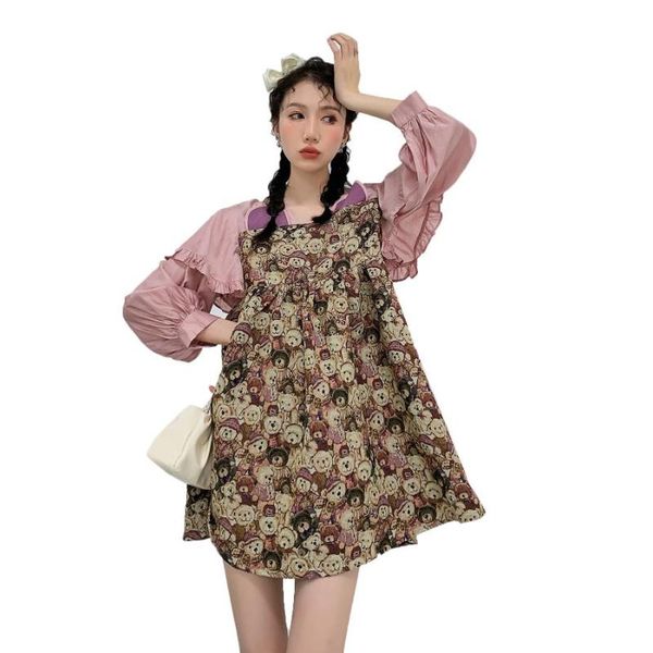 maternity dresses autumn long-sleeved dress plus size ruffles patchwork floral ball gown sweet pregnant woman fashion printe, White
maternity dresses autumn long-sleeved dress plus size ruffles patchwork floral ball gown sweet pregnant woman fashion printe, White