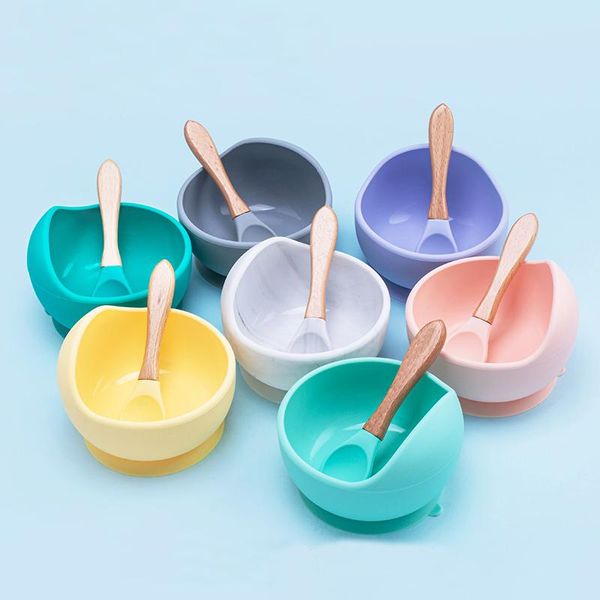 dinnerware sets silicone baby feeding bowl set learning dishes suction wood spoon non-slip waterproof plate kids tableware
dinnerware sets silicone baby feeding bowl set learning dishes suction wood spoon non-slip waterproof plate kids tableware