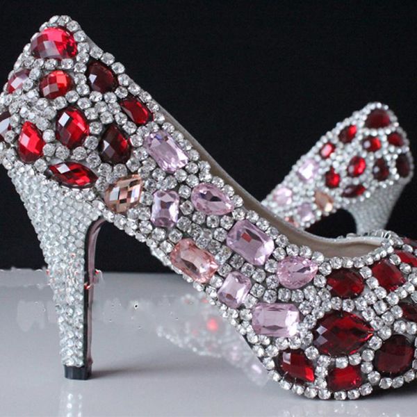 sparkling red crystal high heels woman shoes banquet rhinestone nightclub party prom pumps bride elegant wedding dress, Black
sparkling red crystal high heels woman shoes banquet rhinestone nightclub party prom pumps bride elegant wedding dress, Black
