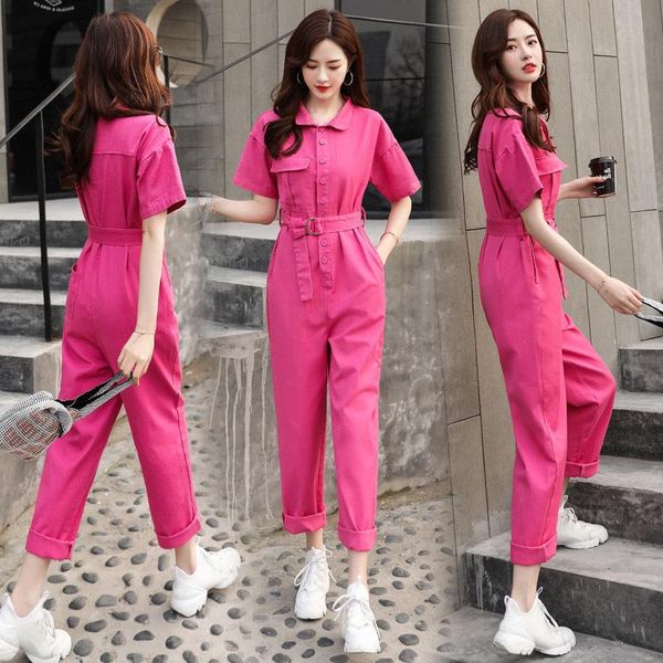 women's jumpsuits & rompers women jumpsuit short sleeve casual long romper button up vintage playsuits spring summer solid color bodysu, Black;white
women's jumpsuits & rompers women jumpsuit short sleeve casual long romper button up vintage playsuits spring summer solid color bodysu, Black;white